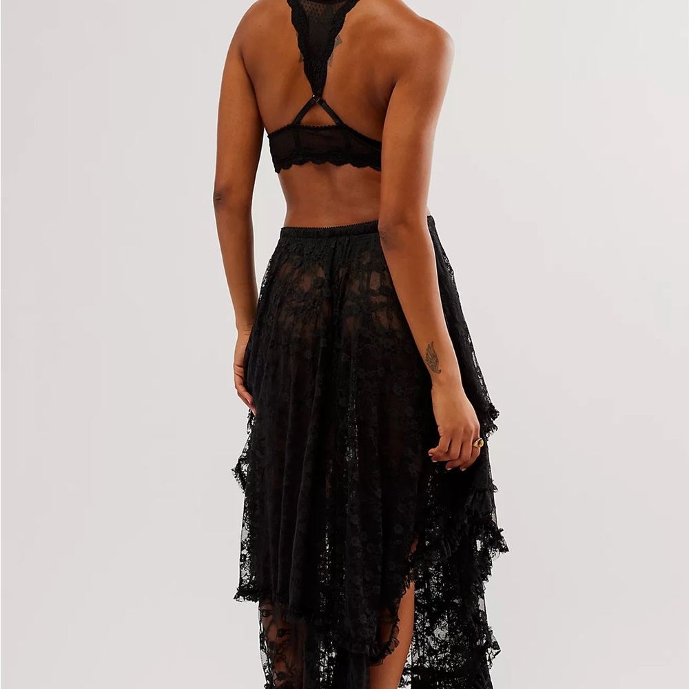 Free People Intimately Line - French Courtship Half Slip in GRAY XS NWT - Picture 7 of 8